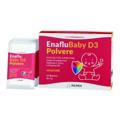 Enaflu Baby D3 - Integratore Difese Immunitarie - 14 Bustine