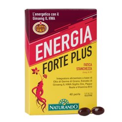 Energia Forte Plus - Integratore per Stanchezza e Affaticamento - 40 Perle