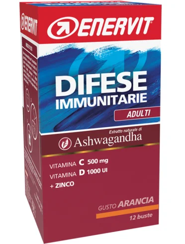 Enervit difese immunitarie - integratore per adulti - 12 buste