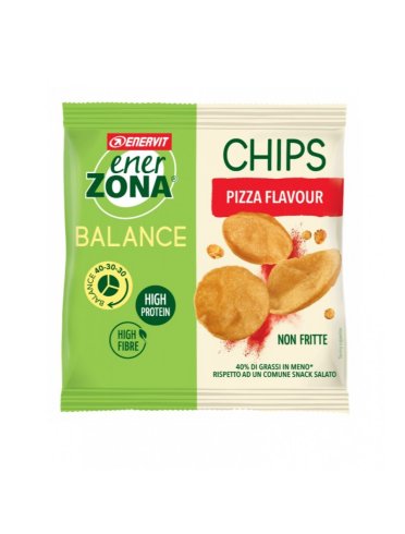 Enerzona chips 40-30-30 pizza snack proteico 1 busta