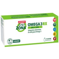 Enerzona Omega 3RX Integratore Acidi Grassi 5 Flaconi
