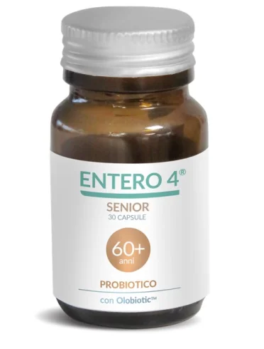 Entero 4 senior - integratore di probiotici per adulti da 60+ anni - 30 capsule Entero 4 senior - integratore di probiotici per adulti da 60+ anni - 30 capsule