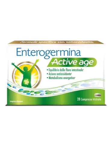 Enterogermina active age integratore probiotico 28 compresse Enterogermina active age integratore probiotico 28 compresse