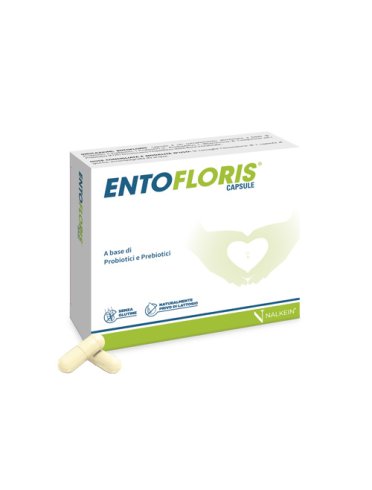 Entofloris integratore di probiotici e prebiotici 30 capsule