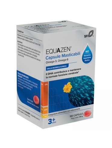 Equazen - integratore di acidi grassi omega 3 e omega 6 - 180 capsule