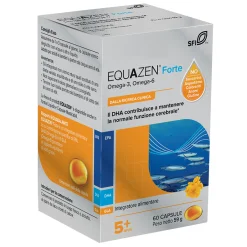 Equazen Forte - Integratore di Acidi Grassi Omega 3 e Omega 6 - 60 Capsule