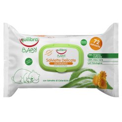 Equilibra Baby Salviette Detergenti 72 Pezzi