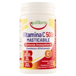 Vitamina C 500 mg Masticabile Integratore Sistema Immunitario 60 Compresse