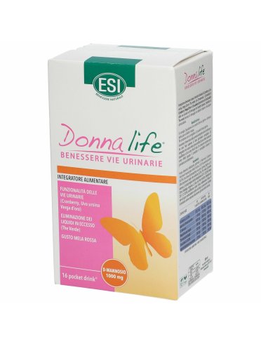 Esi donna life - integratore vie urinarie - 16 bustine