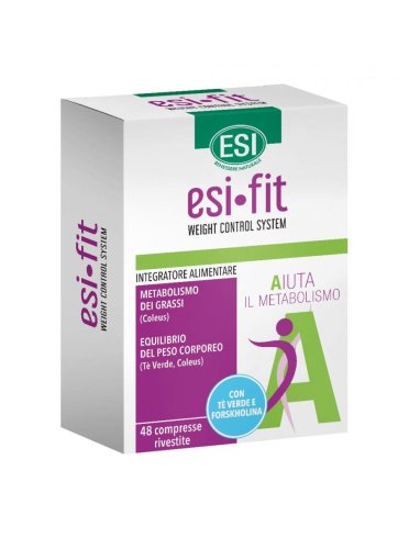 Esi fit aiuta - integratore per metabolismo con tè verde - 48 compresse