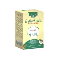 Esi le Dieci Erbe Digestione - Integratore Digestivo No Acid - 16 Bustine