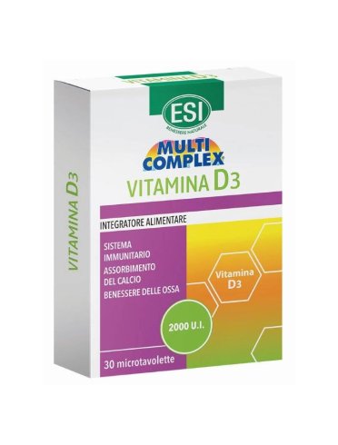 Esi multicomplex - integratore di vitamina d3 - 30 tavolette