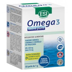 Esi Omega 3 Extra Pure - Integratore per la Funzione Cardiaca - 50 Perle