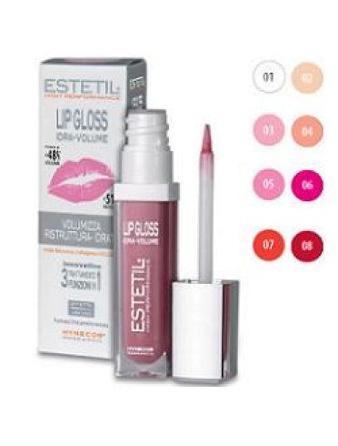 Estetil lipgloss idravolume colore beige 02