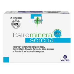 Estromineral Serena Plus - Integratore per la Menopausa - 30 Compresse