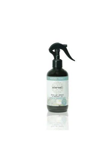 Etereal - spray igienizzante per tessuti e ambienti - aroma muschio bianco 250 ml