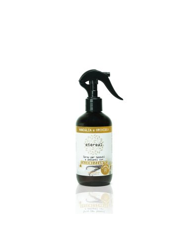 Etereal - spray igienizzante per tessuti e ambienti - aroma vaniglia e orchidea 250 ml