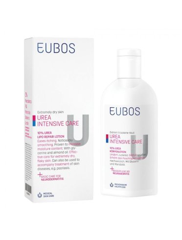 Eubos urea 10% - emulsione lozione corpo idratante - 200 ml