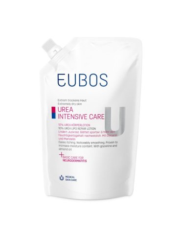 Eubos urea 10% - emulsione lozione corpo idratante - 400 ml