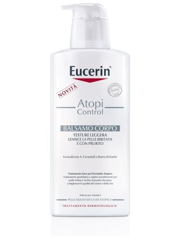 Eucerin atopi control - balsamo corpo idratante per pelle atopica - 400 ml