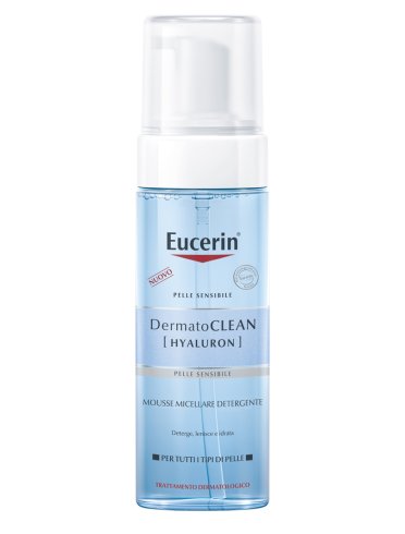 Eucerin dermatoclean - mousse micellare detergente viso - 150 ml