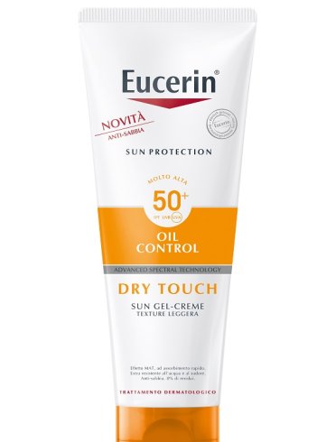 Eucerin oil control - crema solare corpo con protezione molto alta spf 50+ - 200 ml