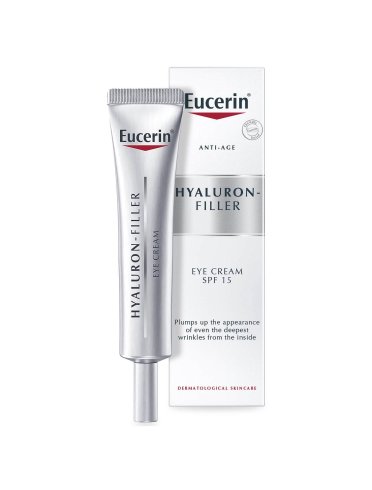 Eucerin hyaluron-filler eye - crema contorno occhi antirughe - 15 ml