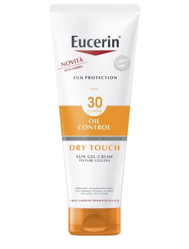 Eucerin oil control - crema solare corpo con protezione alta spf 30 - 200 ml