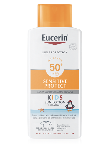 Eucerin sun protection - crema solare corpo per bambini con protezione molto alta spf 50+ - 400 ml
