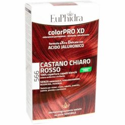 Euphidra ColorPro XD 566 Castano Chiaro Rosso Tintura Capelli
