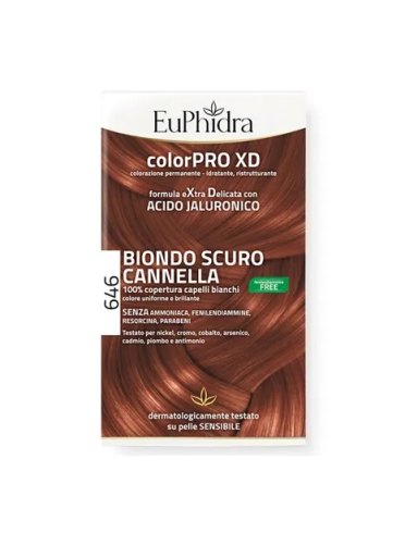 Euphidra colorpro xd 646 biondo scuro cannella tintura capelli