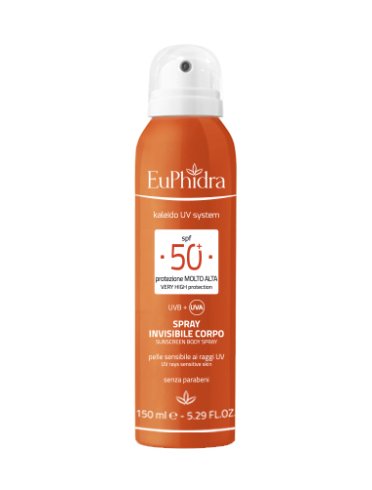 Euphidra spray solare corpo invisibile spf50+ 150 ml