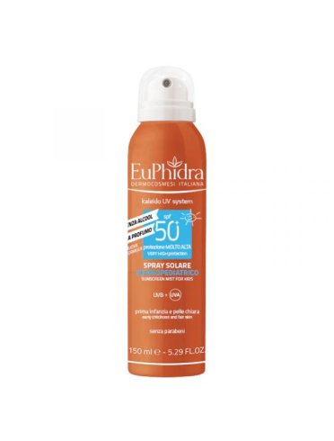 Euphidra spray solare corpo dermopediatrico spf50+ 150 ml