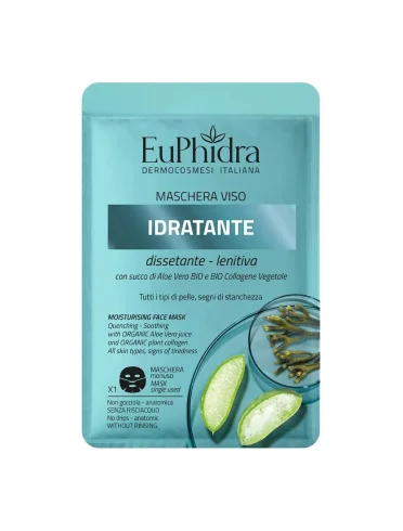 Euphidra maschera viso idratante 1 pezzo Euphidra maschera viso idratante 1 pezzo