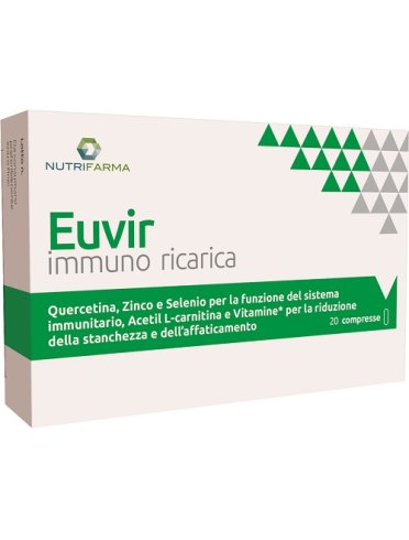 Euvir immuno ricarica integratore stanchezza e affaticamento 20 compresse