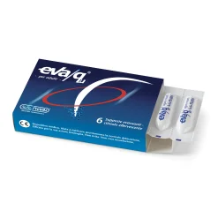 Eva Qu Supposte ad Azione Effervescente 6 Pezzi
