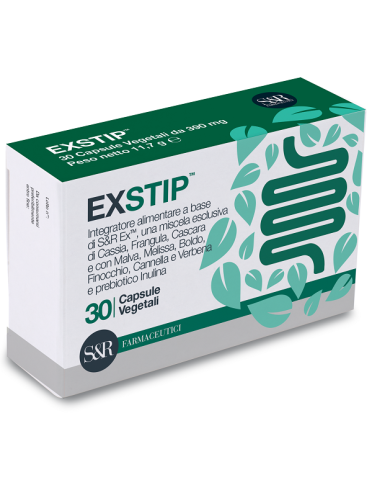 Exstip - integratore per la regolarità intestinale - 30 capsule vegetali