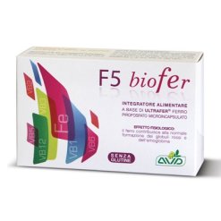 F5 Biofer - Integratore di Ferro - 30 Capsule
