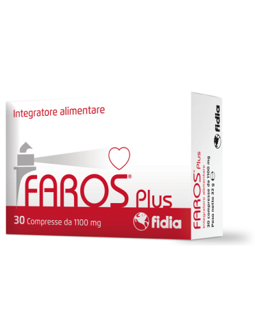 Faros plus - integratore per il controllo del colesterolo - 30 compresse