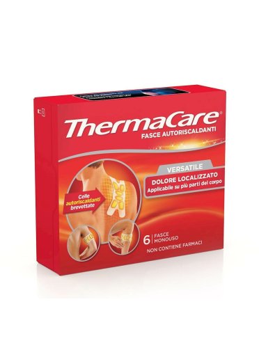 Thermacare - fasce versatili autoriscaldanti per i dolori della schiena - 6 pezzi