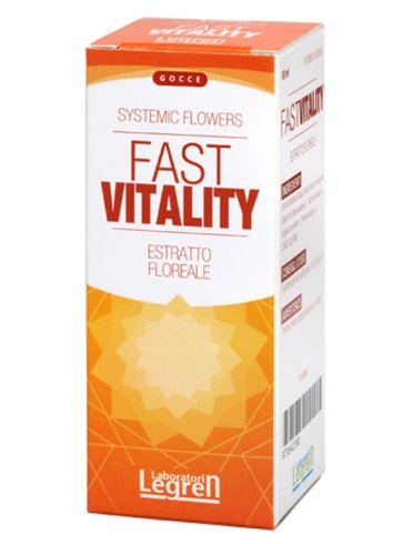 Fast vitality - integratore estratto floreale - gocce 30 ml
