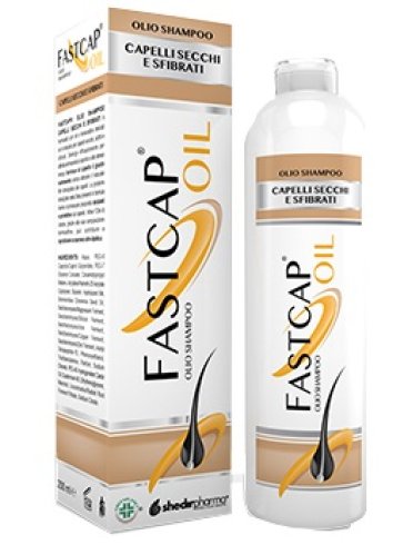 Fastcap olio shampoo - shampoo delicato per capelli sottili e sfibrati - 200 ml