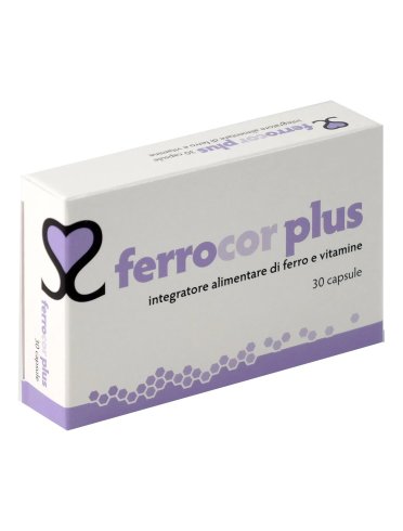 Ferrocor plus integratore ferro e vitamine 30 capsule