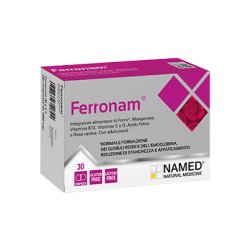 Named Ferronam - Integratore di Ferro e Vitamine - 30 Compresse
