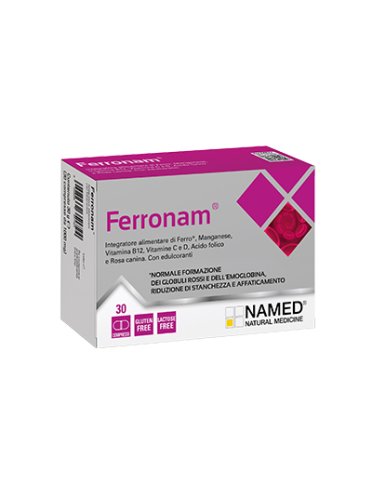 Named ferronam - integratore di ferro e vitamine - 30 compresse