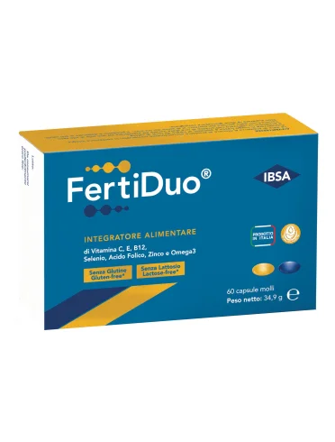 Fertiduo - integratore per la fertilità - 60 capsule soft gel Fertiduo - integratore per la fertilità - 60 capsule soft gel