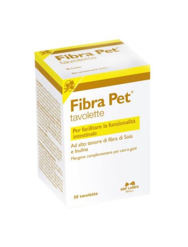 Fibra pet integratore intestinale cane e gatto 50 compresse