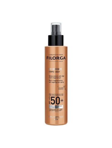 Filorga uv-bronze corps - spray solare anti-età spf50+ - 150 ml
