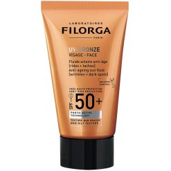 Filorga UV-Bronze Face - Fluido Solare Viso Anti-Età con Protezione Molto Alta SPF 50+ - 40 ml