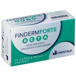 Finderm Forte Beta - Trattamento Riparatorio della Mucosa Vaginale - 10 Capsule Molli
